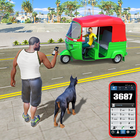 Auto Rickshaw 3D: Tuk Tuk Game icône