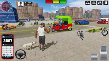 Auto Rickshaw 3D: Tuk Tuk Game Affiche