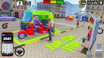 Auto Rickshaw 3D: Tuk Tuk Game screenshot 1