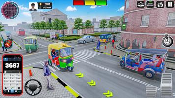 Auto Rickshaw 3D: Tuk Tuk Game capture d'écran 2