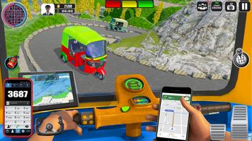 Auto Rickshaw 3D: Tuk Tuk Game capture d'écran 3