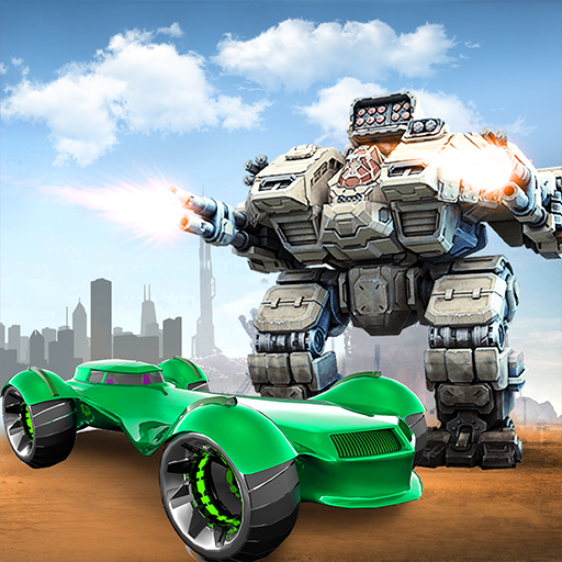 robô Super heroi carro guerra: 3D transformado