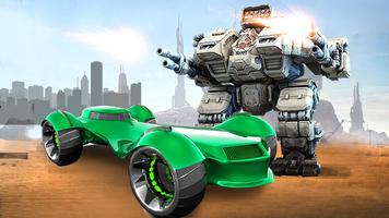 Super Robot Car Transformer game 2019: Bike Games poster