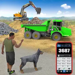 Bagger-LKW-Simulator-Spiel APK Herunterladen