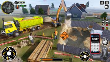 Excavator Truck Simulator Game plakat