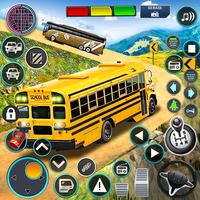 Offroad School Bus Driver Game poster