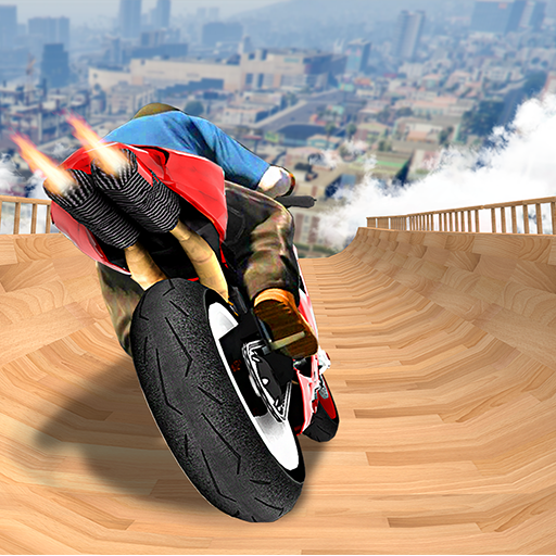 Mega-Ramp-Bike-Stunts