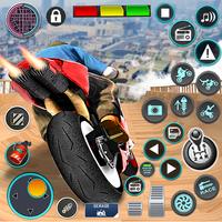 Mega Ramp Bike Stunts Games 3D โปสเตอร์