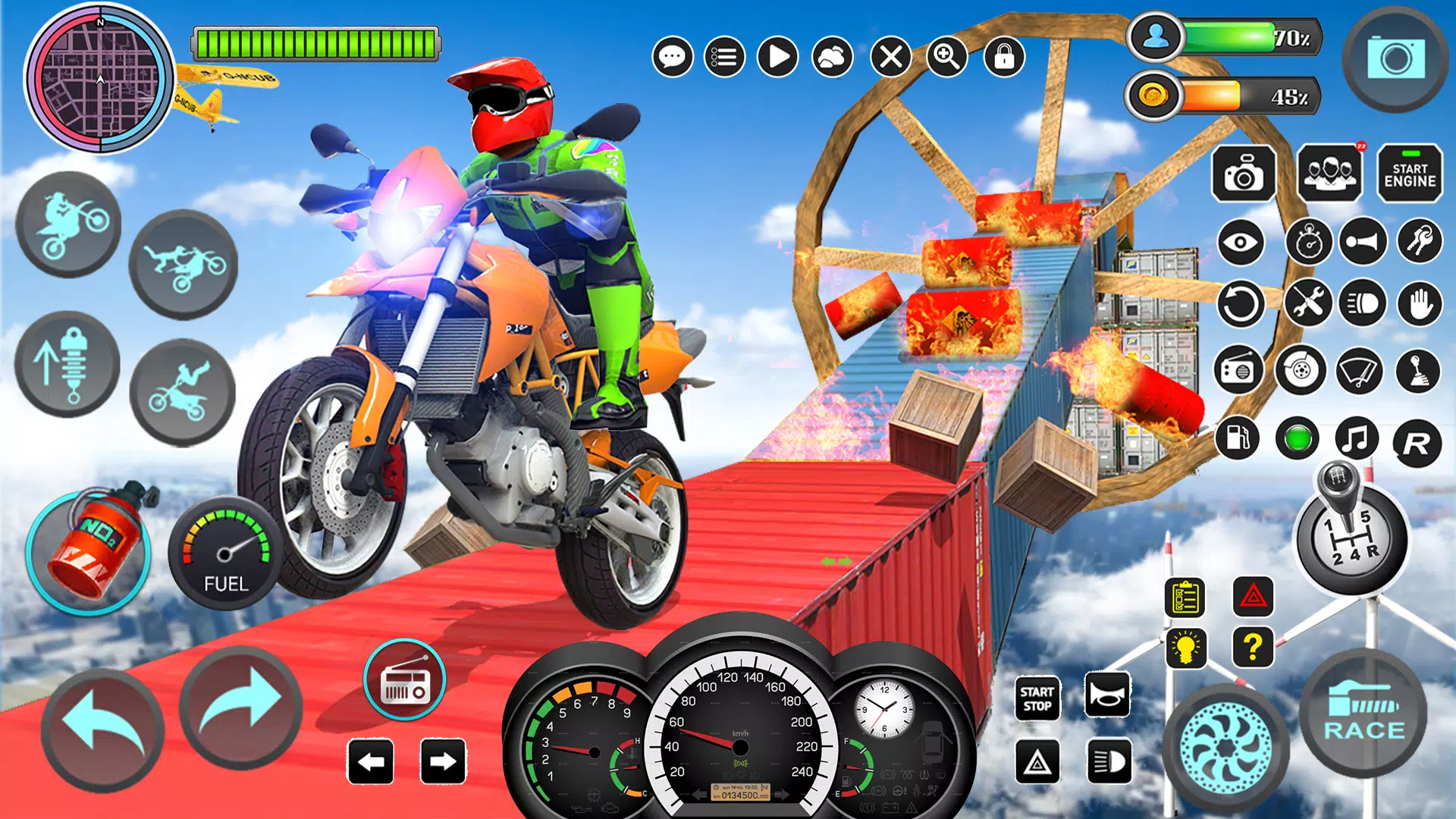 Jogos de Moto - Bike Stunt Game 3D - Bike Ramp