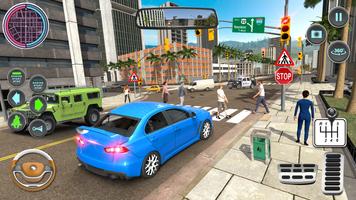 Modern Car Driving School Game ảnh chụp màn hình 2