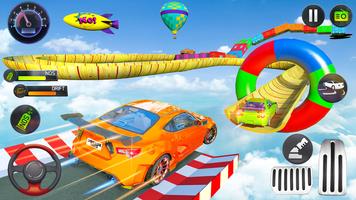 Mega Ramp Car Stunts Race Game 포스터