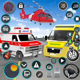 hélico ambulance simulateur