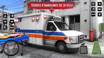 hélico ambulance simulateur Affiche