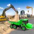 Sand Excavator Truck driving Rescue simulator 3D
