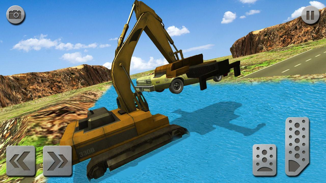 Sand Excavator Truck Driving Rescue Simulator game for