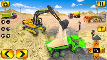 砂 挖掘机 卡车 驾驶 拯救 模拟器 游戏 截图 1