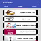 Law Notes [Twenty (20) Books Data in One App] иконка