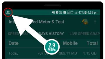 Internet Speed Meter & Speed T Cartaz