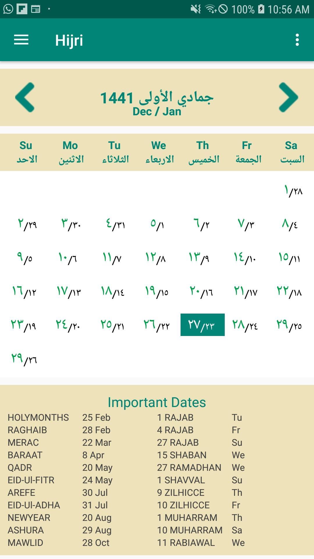 Islamic Hijri Calendar 2023 APK per Android Download