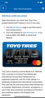 Toyo Tires Promotions capture d'écran 3