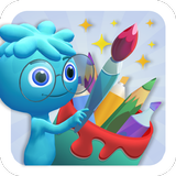 Bookful Magic 3D Paint & Color أيقونة
