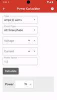 Electrical Calculator Plus captura de pantalla 3