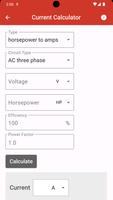 Electrical Calculator Plus captura de pantalla 1