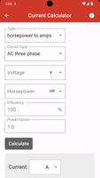 Electrical Calculator Plus capture d'écran 1