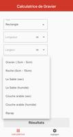 Calculatrice de Gravier capture d'écran 2