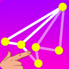 Icona gioco di puzzle a una linea