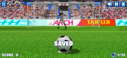 3D Mobile Soccer Penalty Kicks screenshot 2