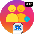 5K Followers -- real Instagram followers ikona