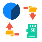 نقل الملفات إلى بطاقة SD أيقونة