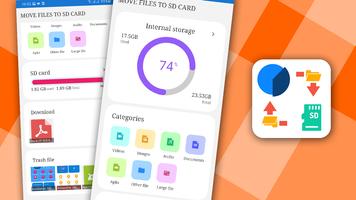 Move Files: SD Card and Mobile Affiche