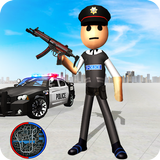 Stickman Police Hero Crime icône
