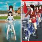 wallpapers anime sakura school icône