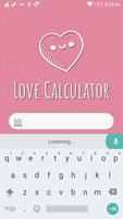 Love Calculator %100 الملصق