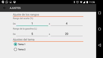 OilMix Calc - Mezcla de aceite capture d'écran 3