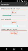 OilMix Calc - Mezcla de aceite Affiche