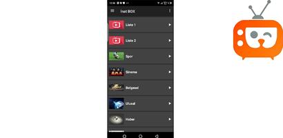 inat Box TV Apk indir Tips Affiche