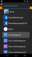 EvolveSMS Theme - HoloHangouts capture d'écran 3