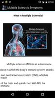 Multiple Sclerosis Symptoms captura de pantalla 2