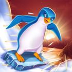 Penguin Snow Surfing icône