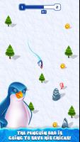 Penguin Snow Surfing capture d'écran 3