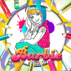Glitter Barbi Coloring Book icon