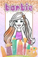 Glitter Barbi Coloring Book screenshot 1