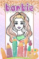 Glitter Barbi Coloring Book screenshot 2