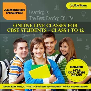 Edu2Home - India's No. 1 Online Schooling | CBSE screenshot 1