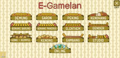 E-Gamelan ポスター