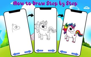 How to Draw Unicorn Affiche